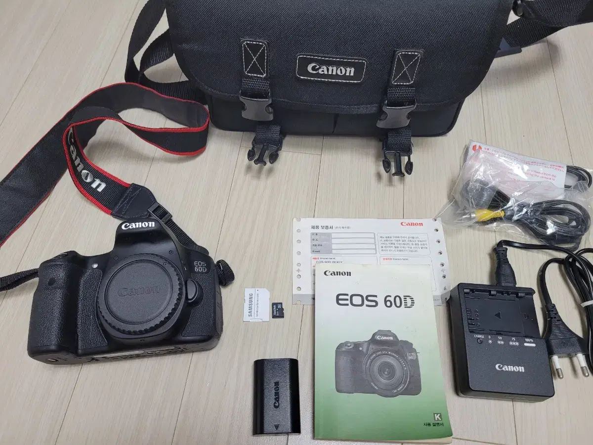 A급 731컷의 캐논 EOS 60D 카메라 바디세트 (렌즈 미포함)